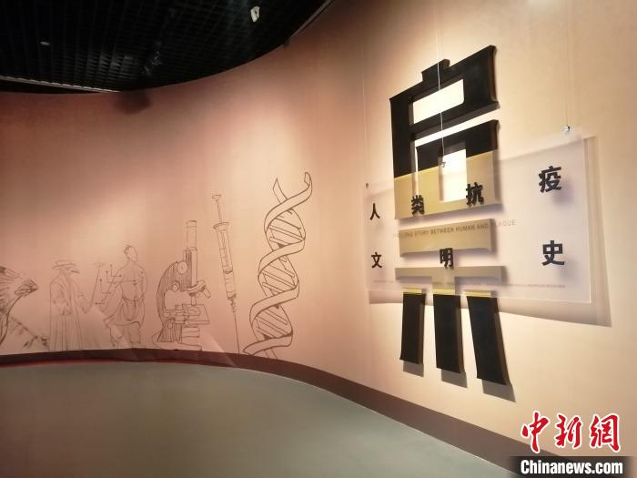 “启示--人类抗疫文明史”展4日在辽宁省博物馆进行。　李晛 摄